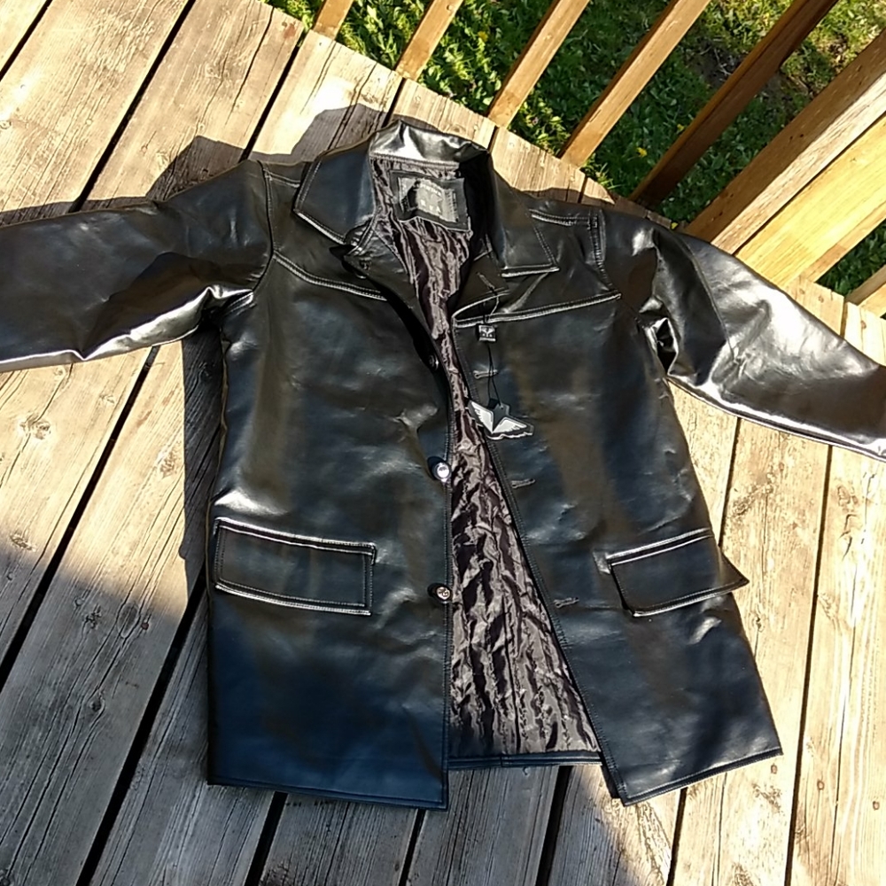 Reportage Men's pleather jacket